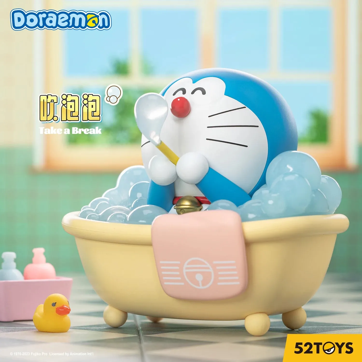 52TOYS Blind Box Doraemon - Take a Break Action Figure Collectible Toy