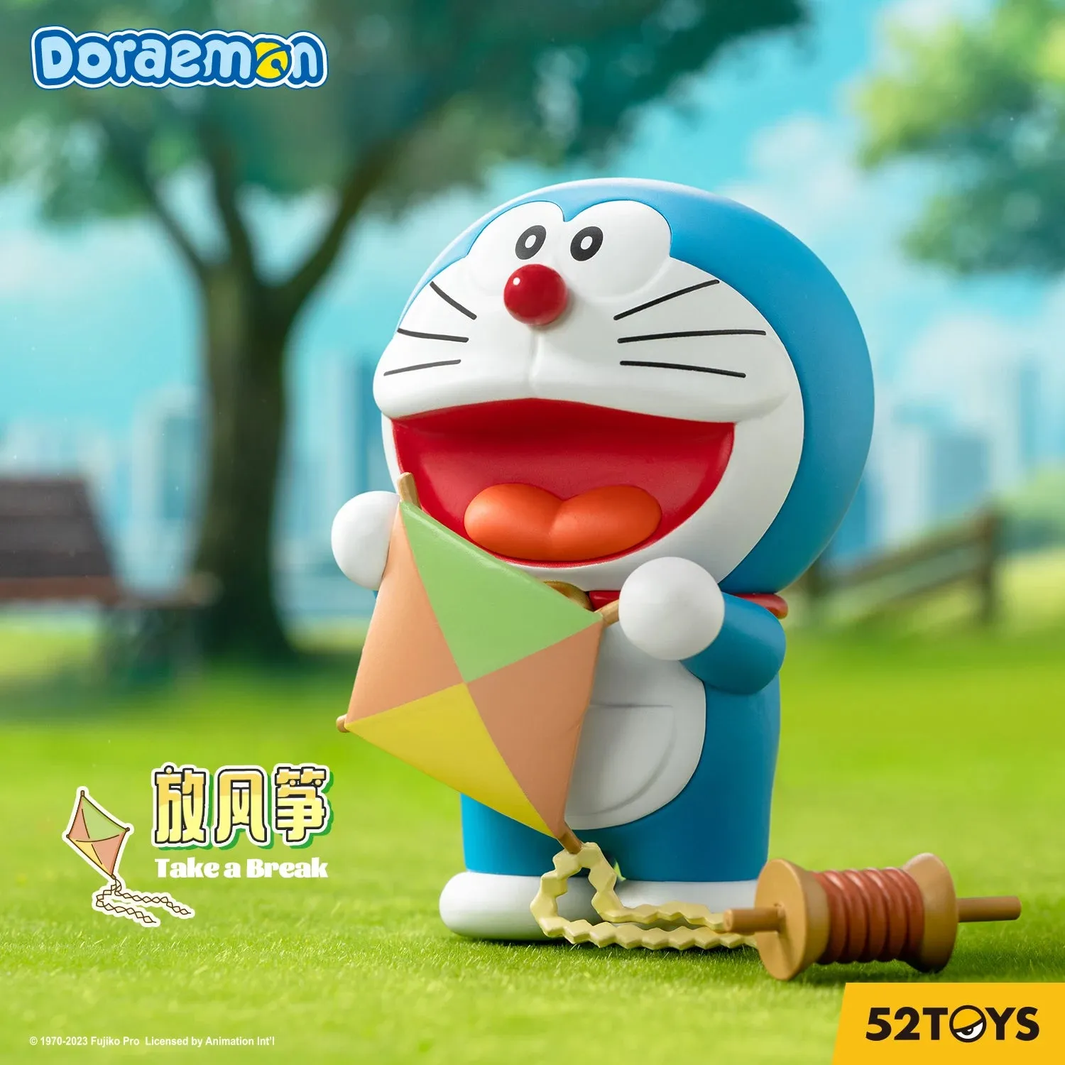 52TOYS Blind Box Doraemon - Take a Break Action Figure Collectible Toy