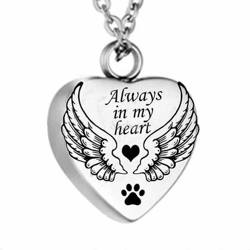 A Piece Of My Heart Lives In Heaven-Souvenir/Urn Pendant