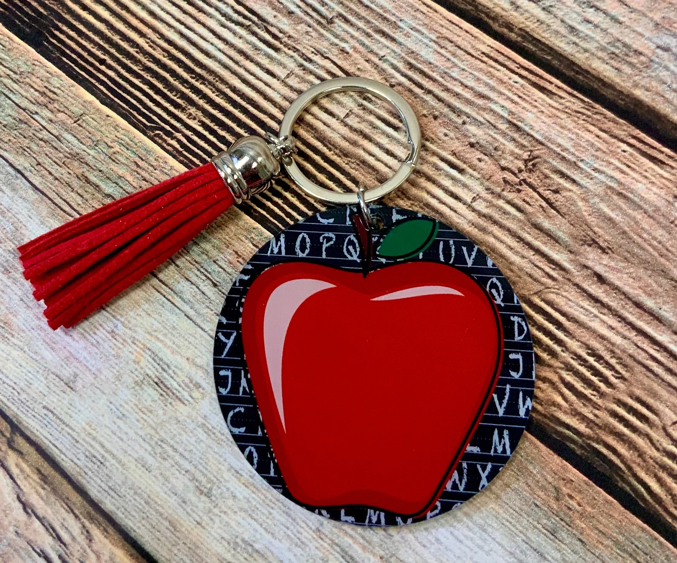 Acrylic Apple Ornaments and Keychains (sold Separately)