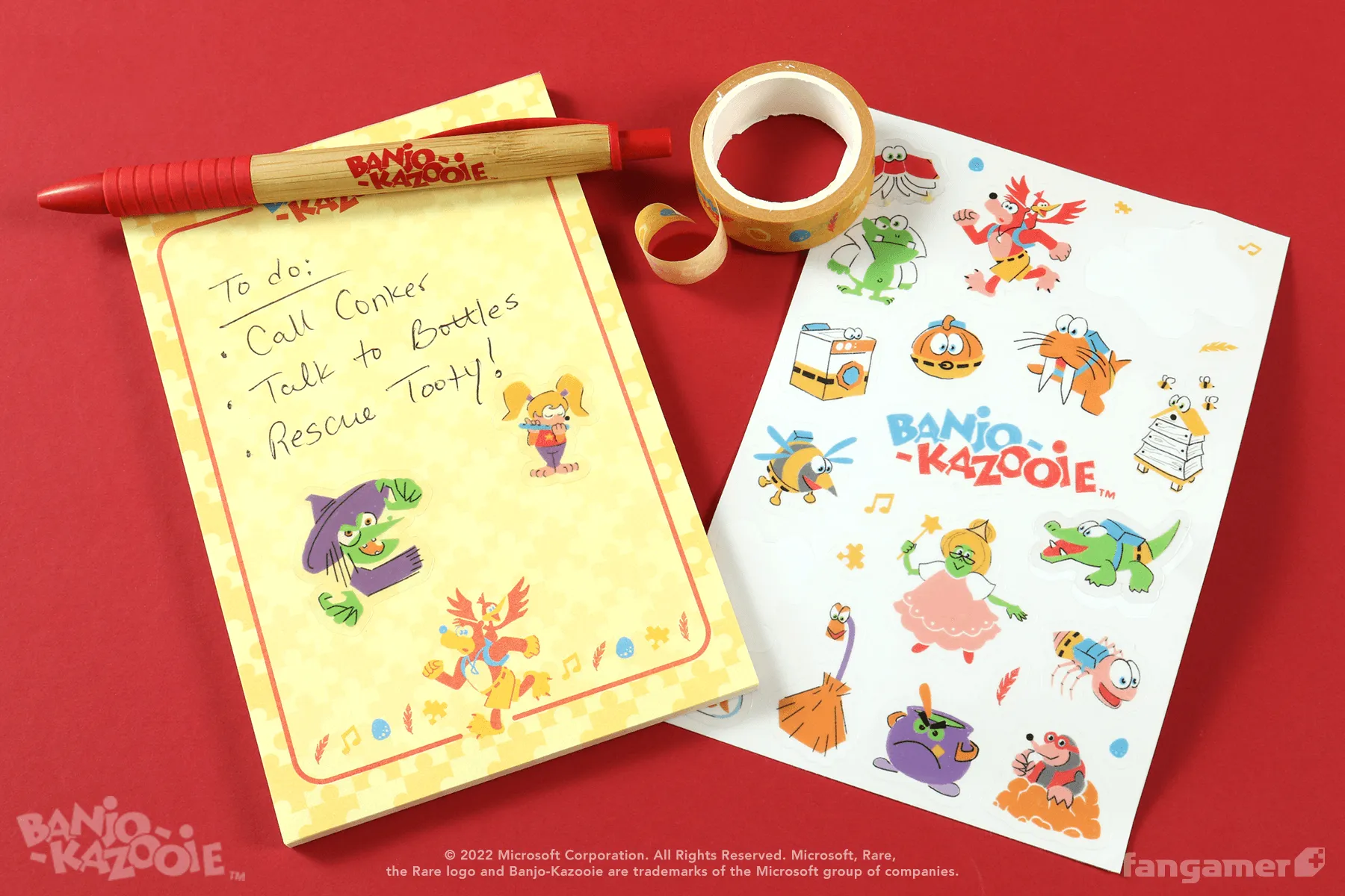 Banjo-Kazooie Stationery Set