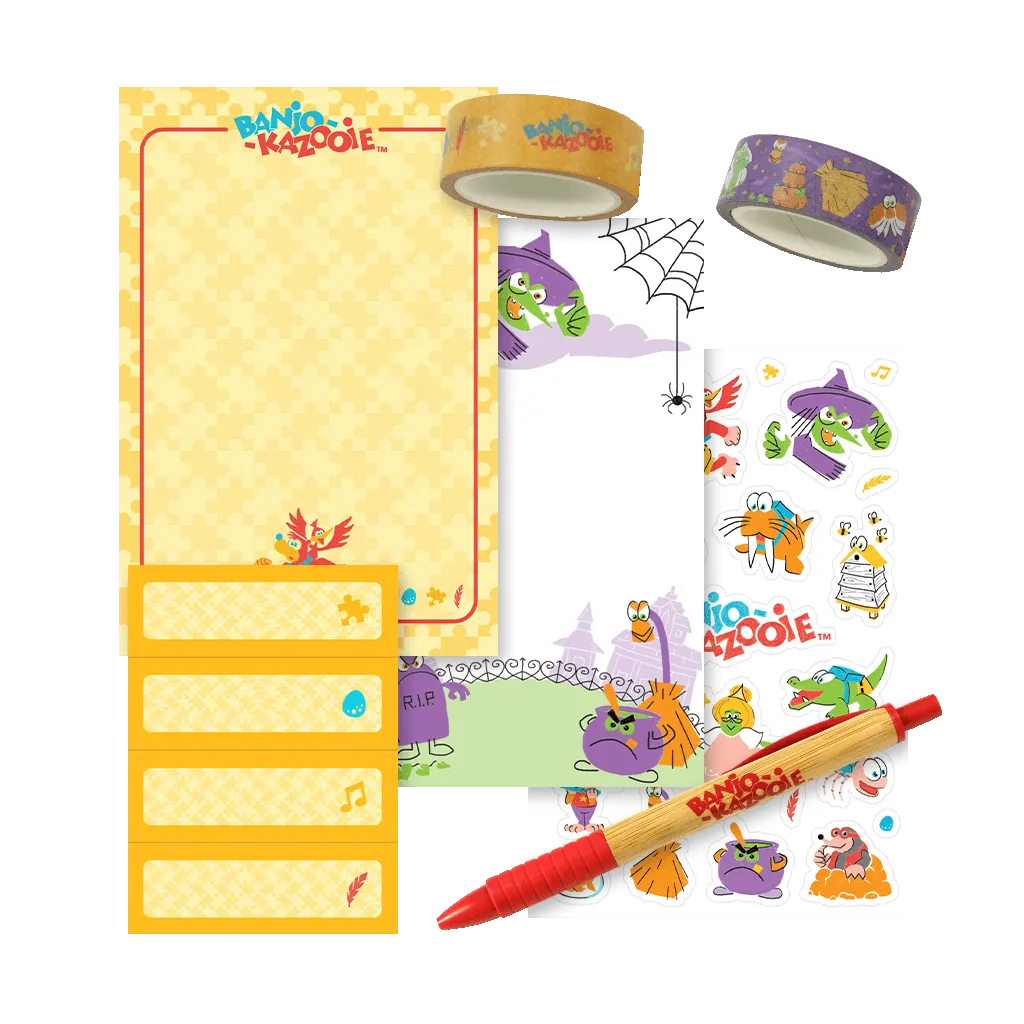 Banjo-Kazooie Stationery Set