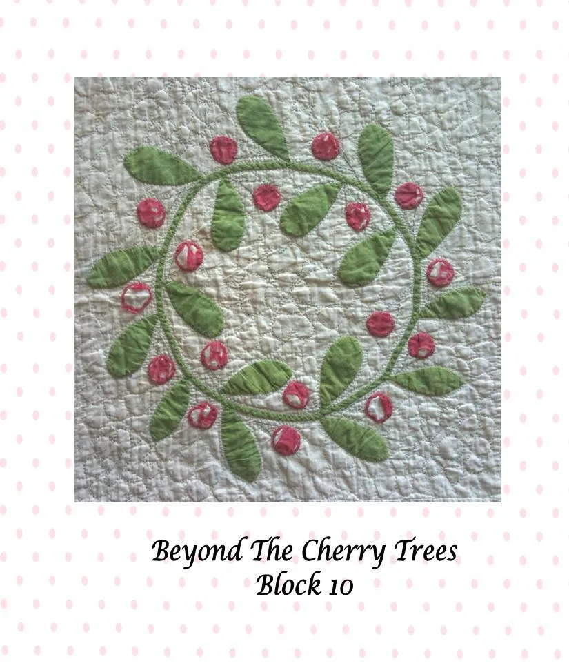 Beyond The Cherry Trees Block of the Month - Complete Pattern