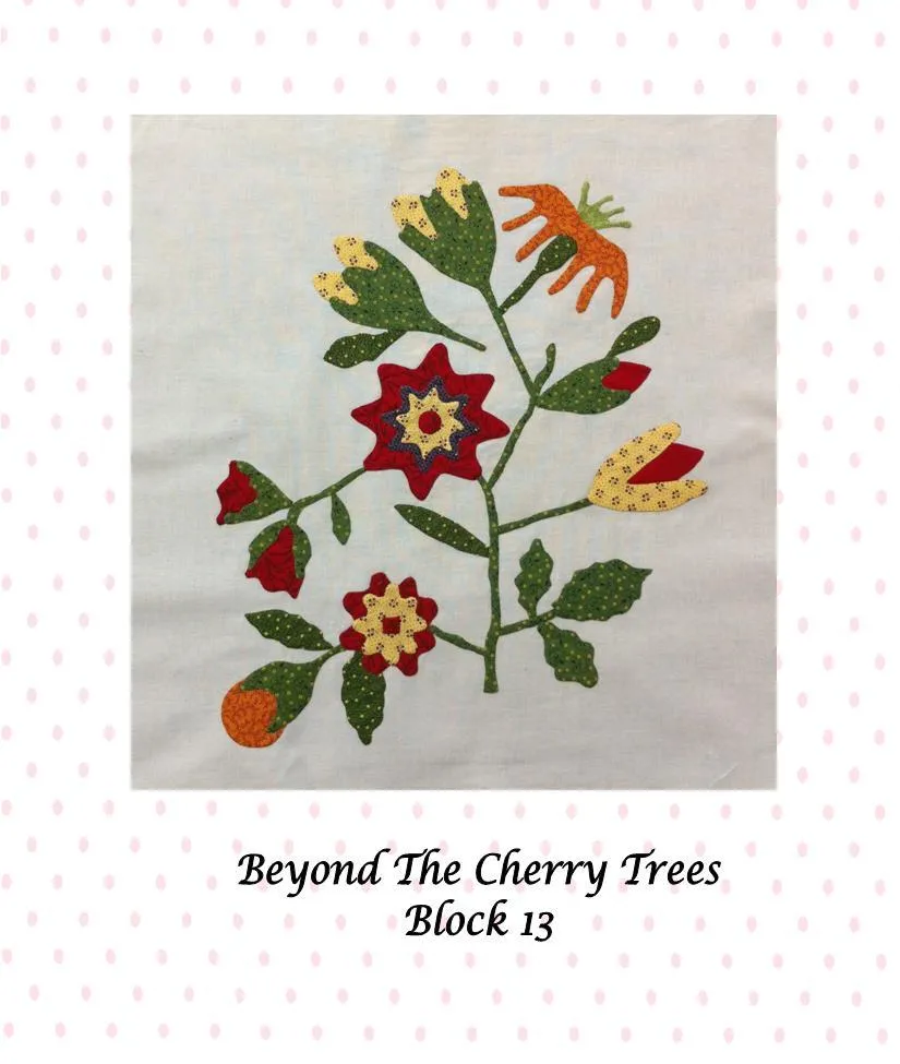 Beyond The Cherry Trees Block of the Month - Complete Pattern