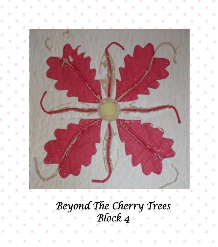 Beyond The Cherry Trees Block of the Month - Complete Pattern