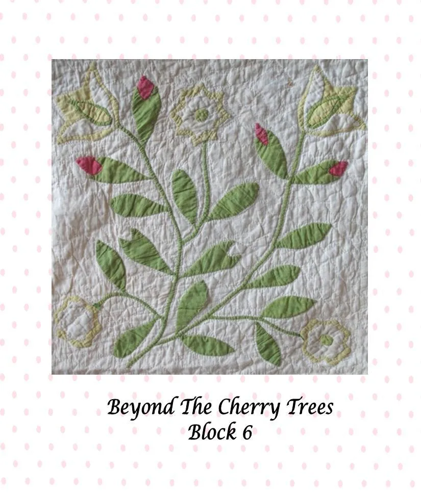 Beyond The Cherry Trees Block of the Month - Complete Pattern