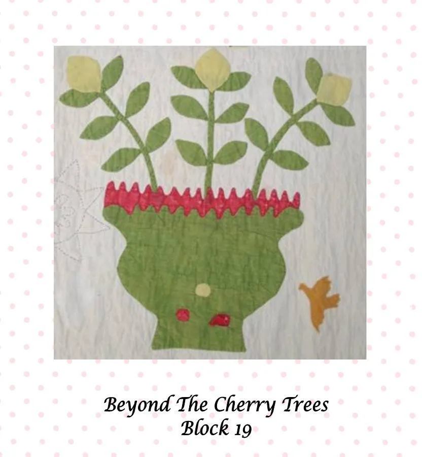 Beyond The Cherry Trees Block of the Month - Complete Pattern