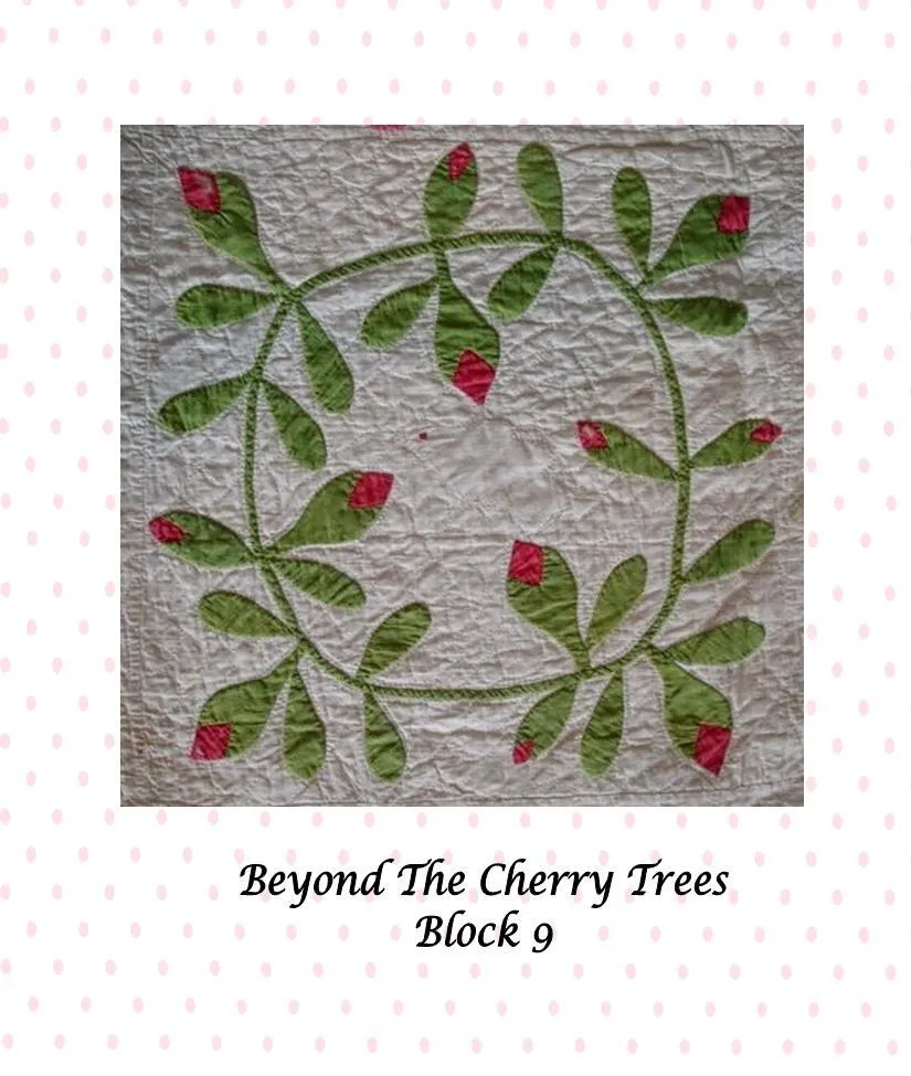 Beyond The Cherry Trees Block of the Month - Complete Pattern