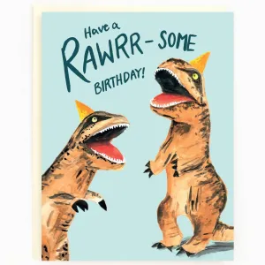 Birthday Dinosaurs | Greeting Card