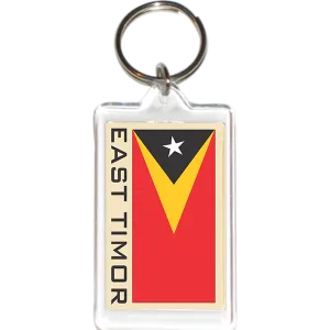 East Timor Acrylic Key Holders