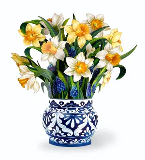 ENGLISH DAFFODILS POP-UPGREETING CARDS