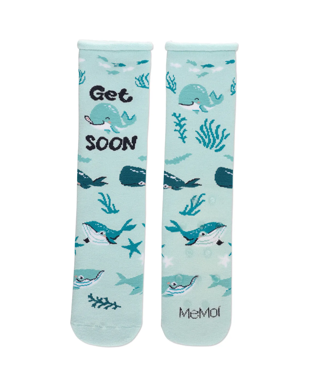 Get Whale Soon Greeting Card Crew Socks