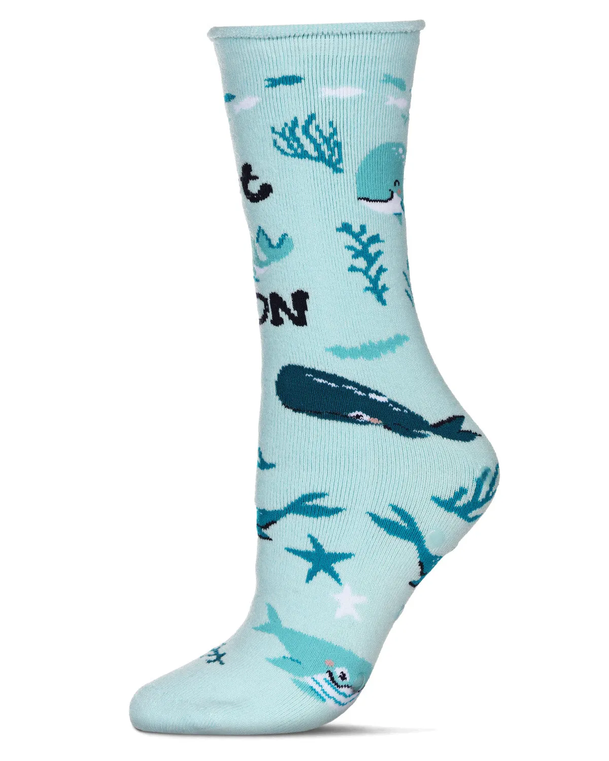 Get Whale Soon Greeting Card Crew Socks