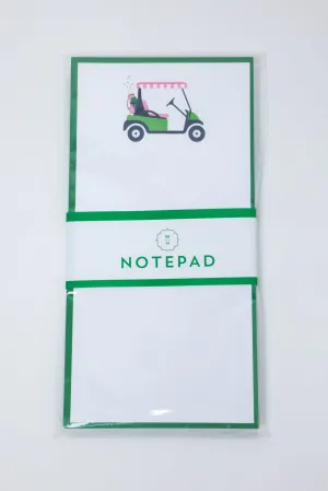 Golf Cart List Notepad