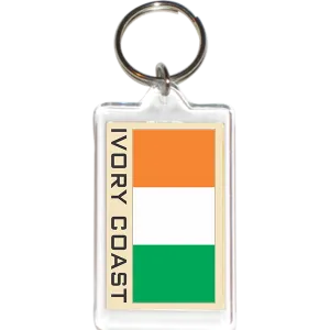 Ivory Coast Acrylic Key Holders