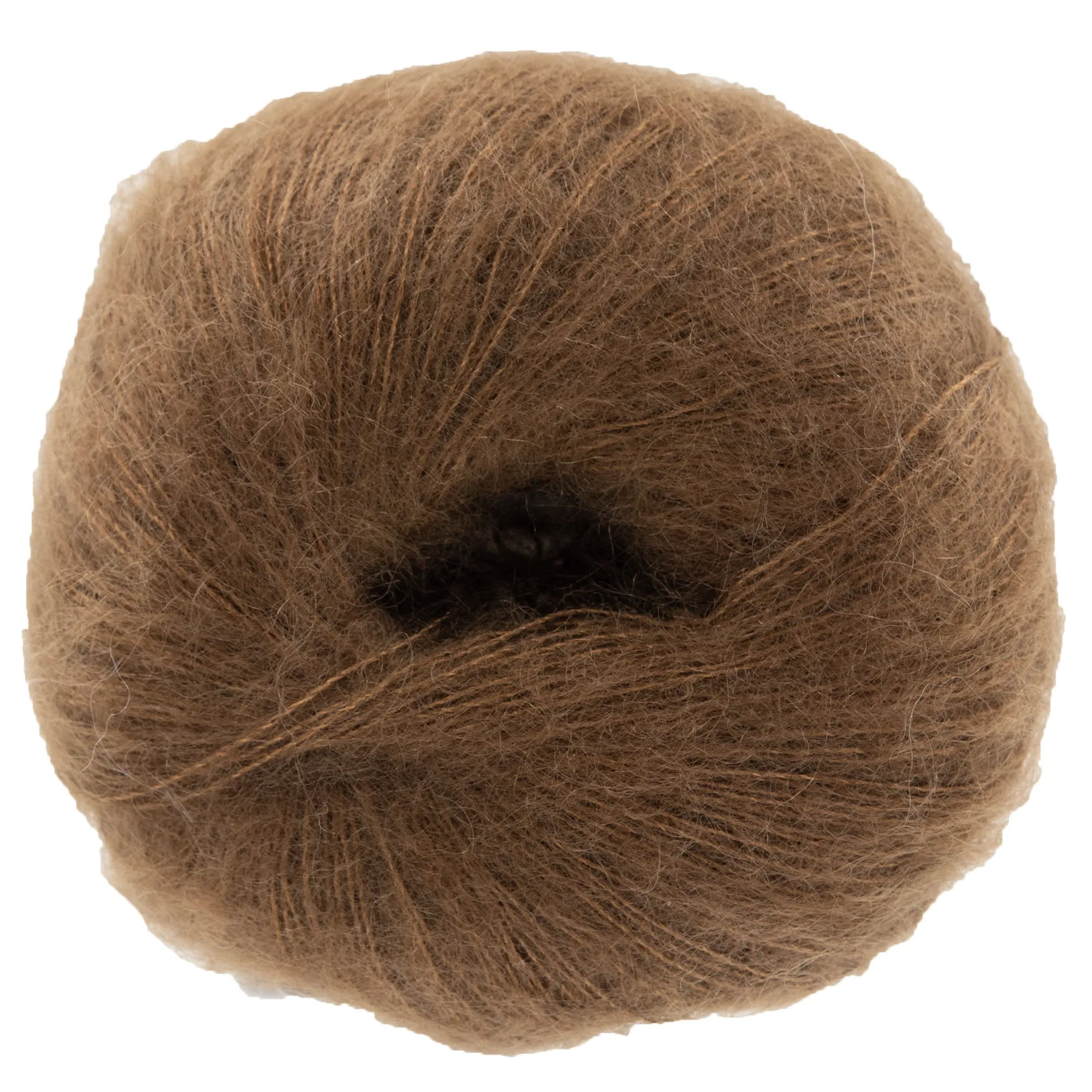 Knitting for Olive Soft Silk Mohair Yarn - Dark Cognac