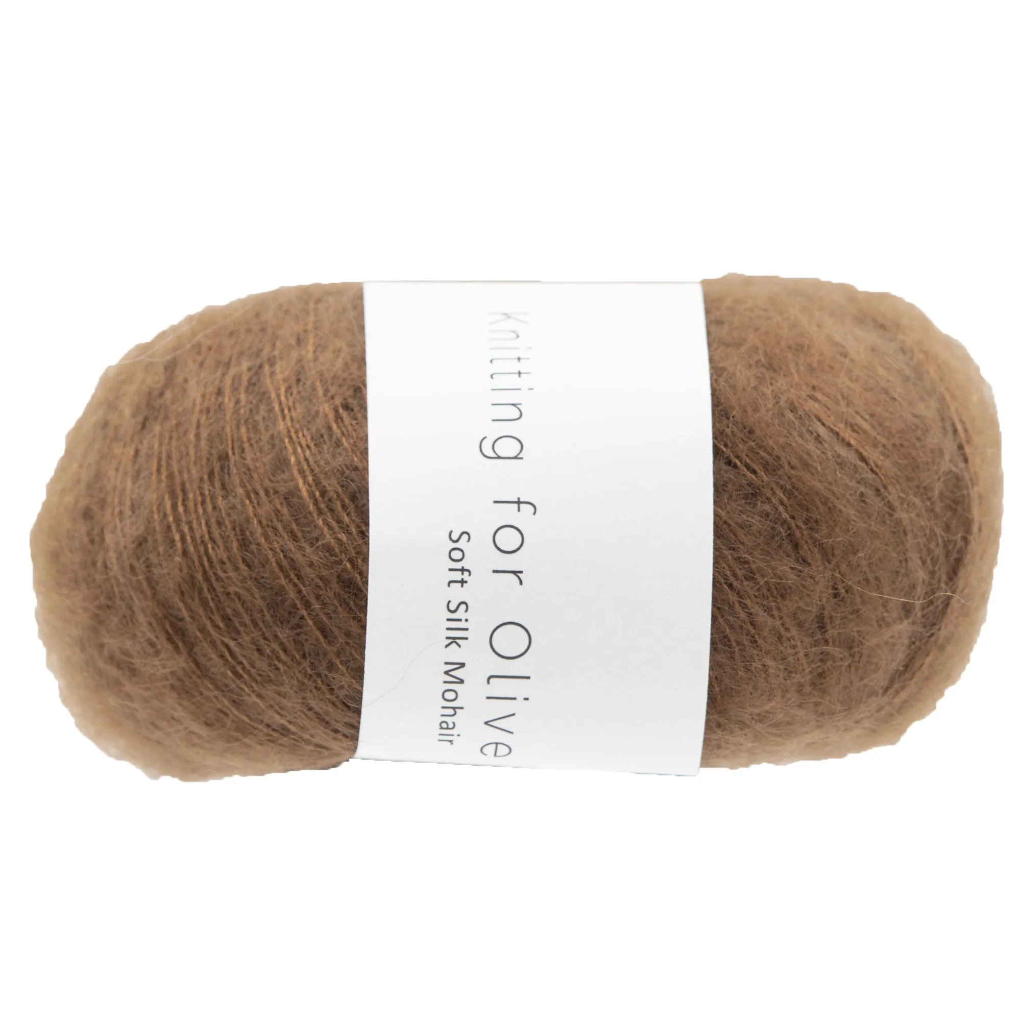 Knitting for Olive Soft Silk Mohair Yarn - Dark Cognac