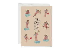 Little Cupids Valentine's Day greeting card: Singles