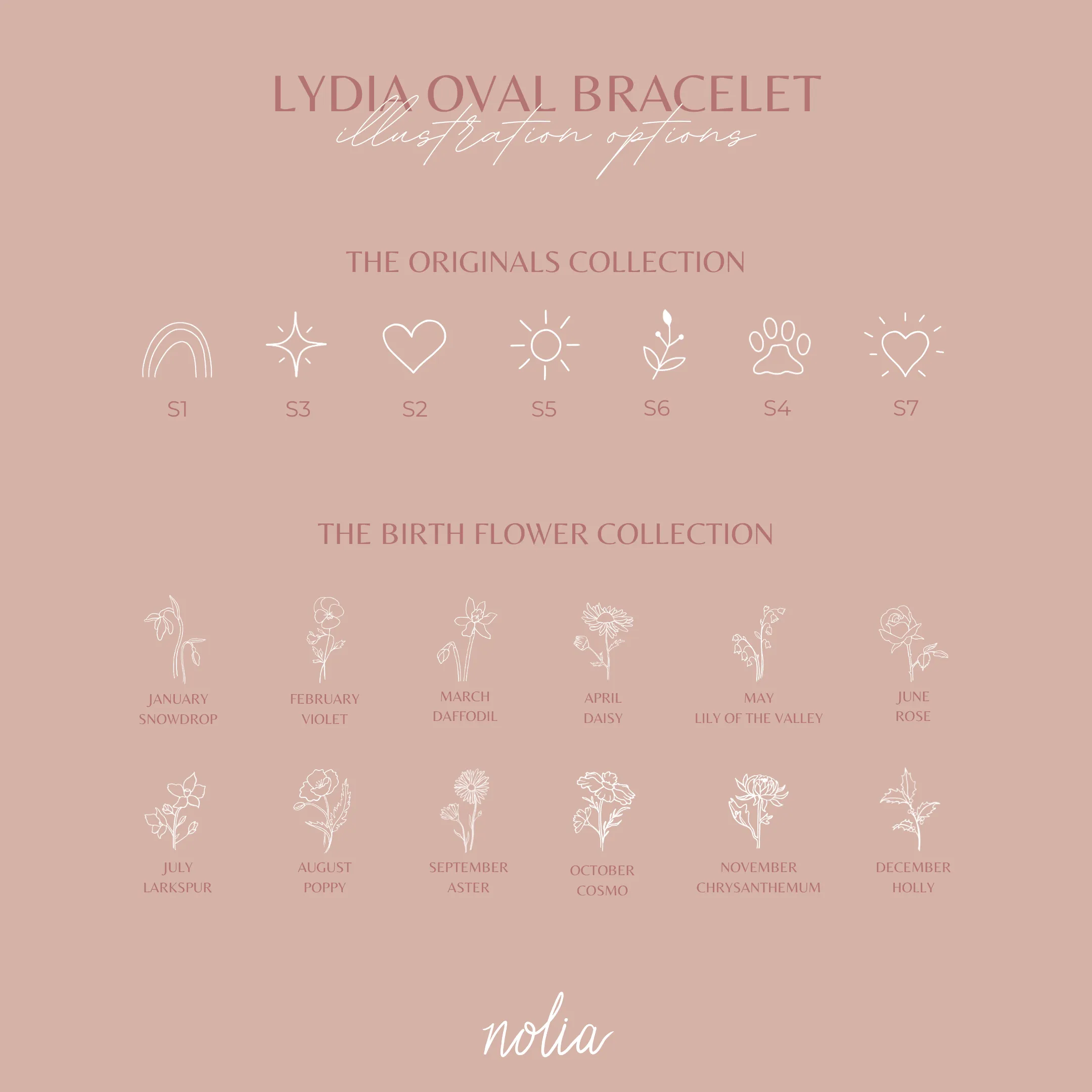 Lydia Initial Bracelet