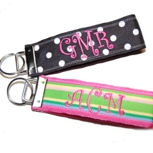 Monogrammed Keychains