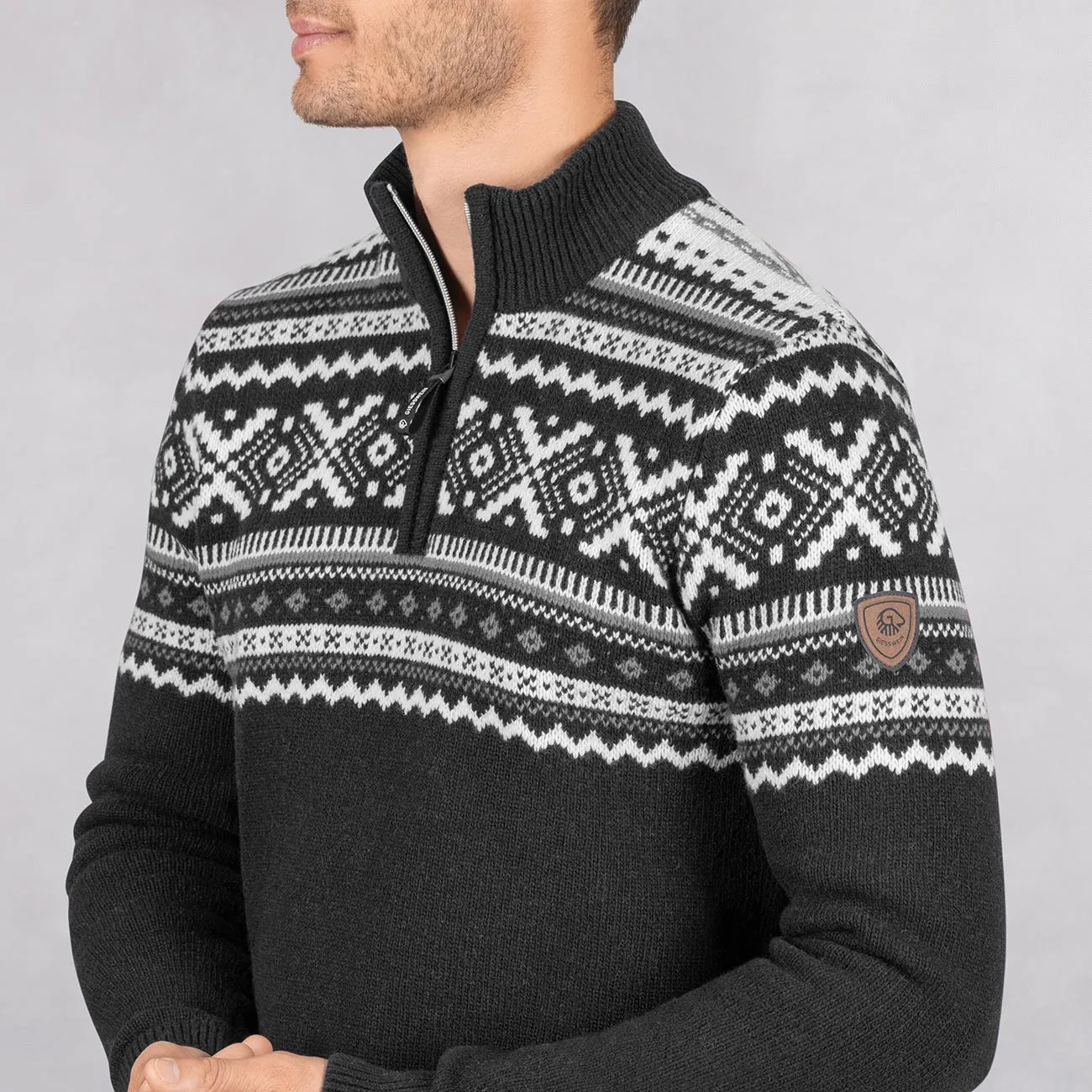 Nordic Sweater Zip Men