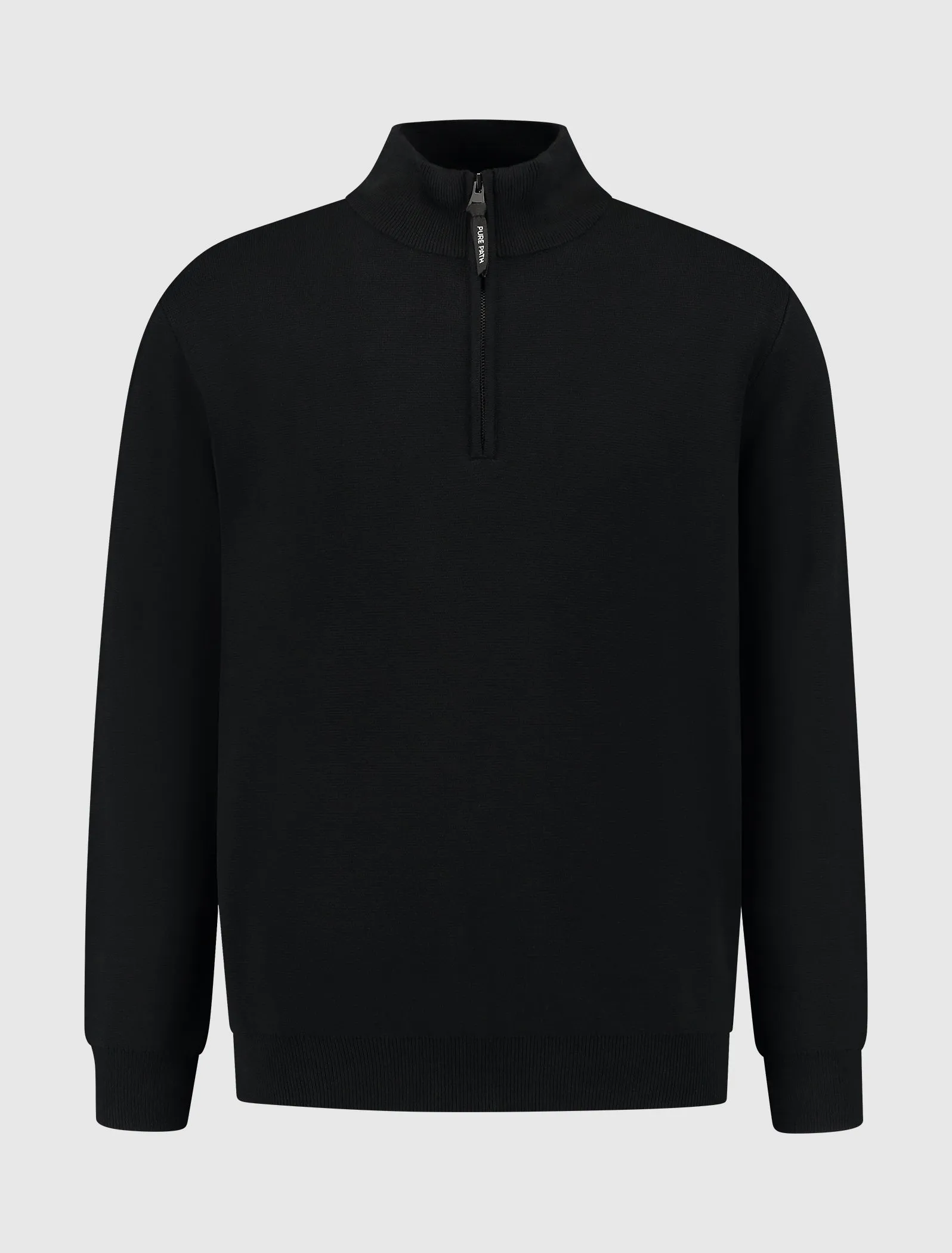 Oversized Halfzip Knitwear | Black