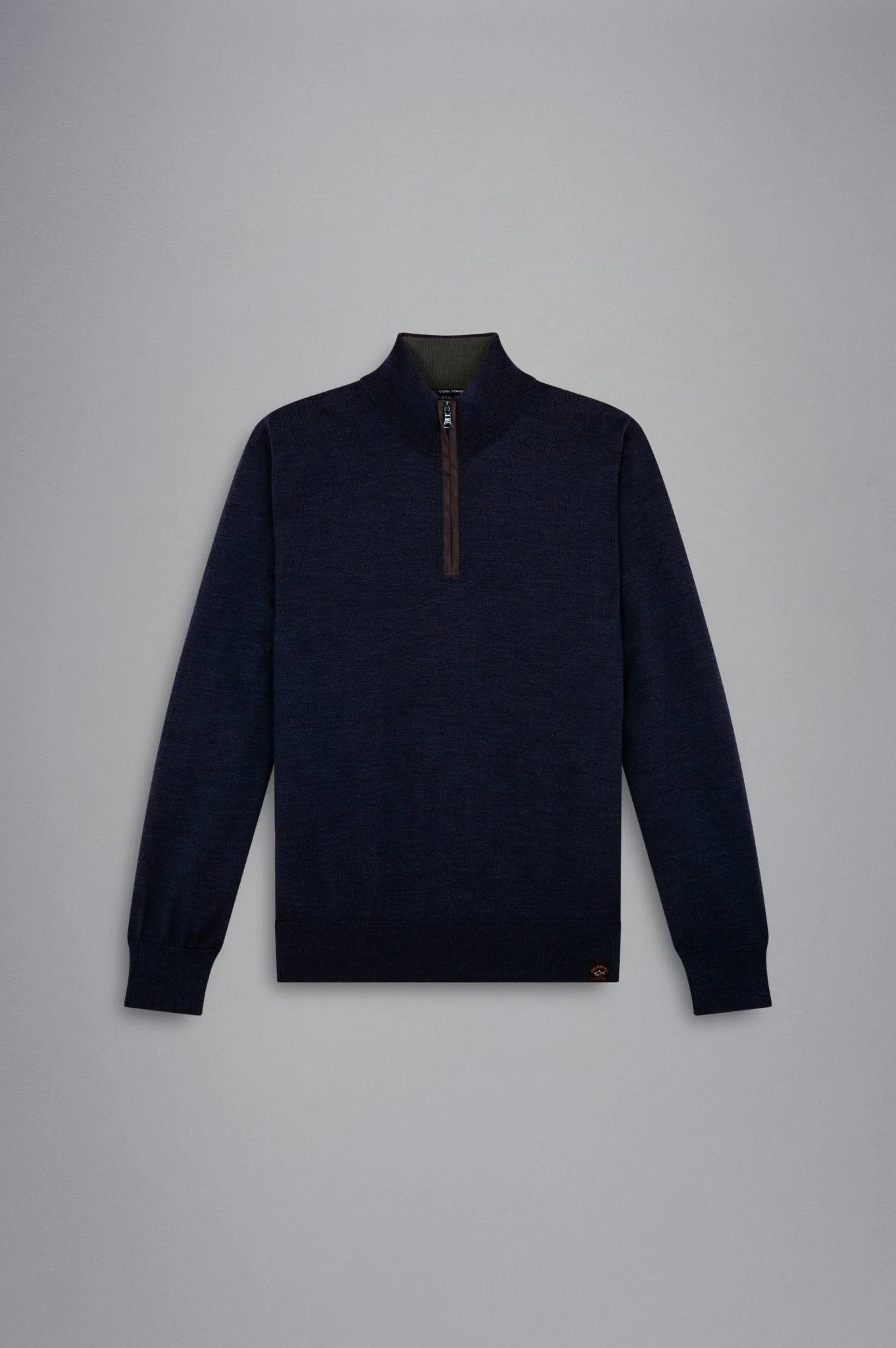 PAUL&SHARK X Soft Tech 1/4 Zip Crewknit NAVY