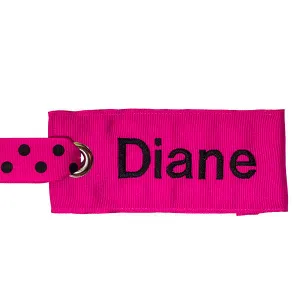 Pink Luggage Tag