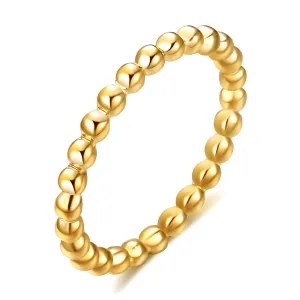 Reriti Intensity 18K gold plated Beaded Finger Ring