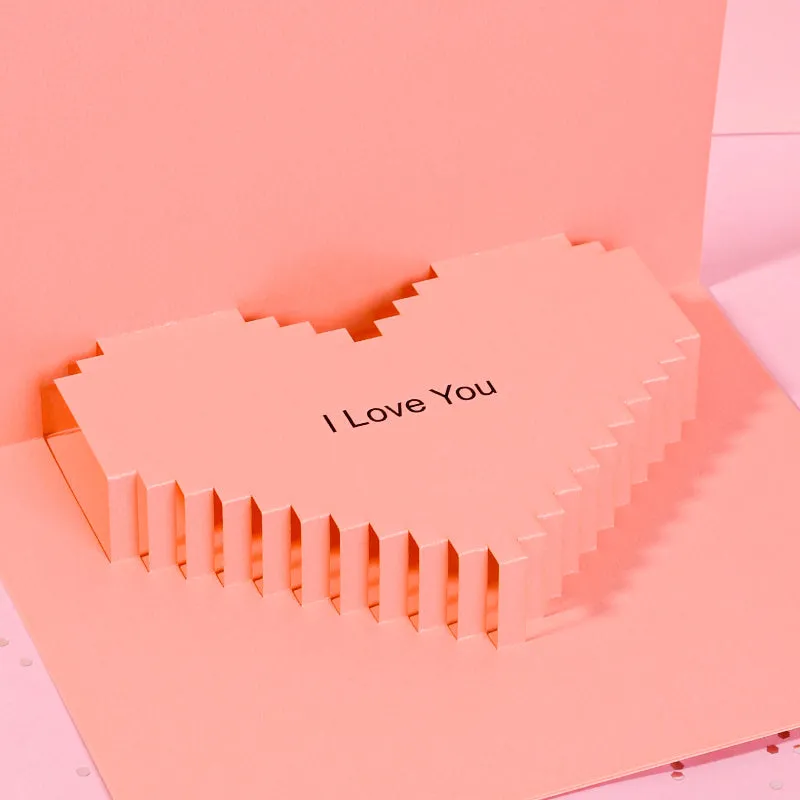 Valentine's Day 3D Greeting Cards-Heart