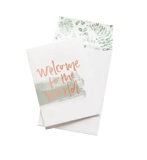 Welcome to the world GREETING CARD